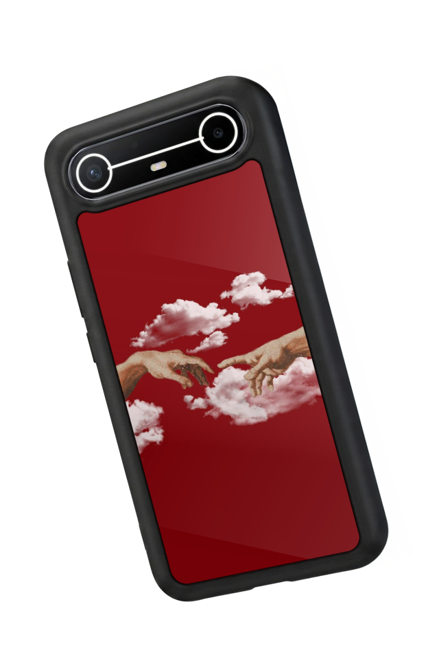 Tecno Spark Slim 5G Uyumlu Kirmizi Tasarımlı Glossy Premium Kılıf
