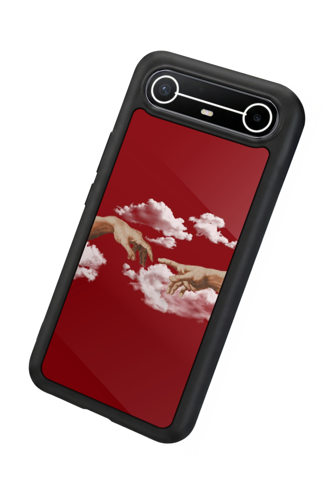 Tecno Spark Slim 5G Uyumlu Kirmizi Tasarımlı Glossy Premium Kılıf