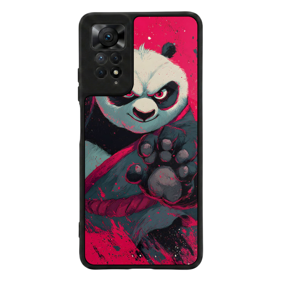 Xiaomi Redmi Note 11 Pro Uyumlu Kung Fu Panda Tasarımlı Glossy Premium Kılıf