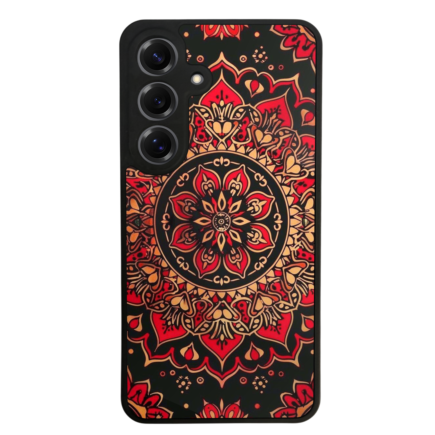 Samsung Galaxy S25 Uyumlu Mandala Tasarımlı Glossy Premium Kılıf