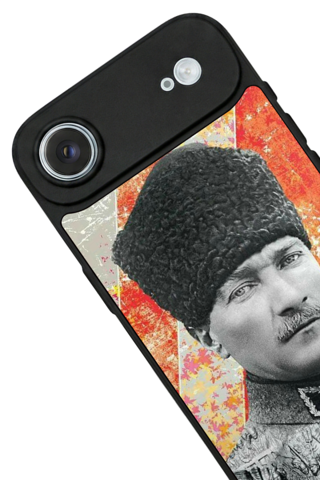 iPhone 17 Air Uyumlu Mustafa Kemal Ataturk Tasarımlı Glossy Premium Kılıf