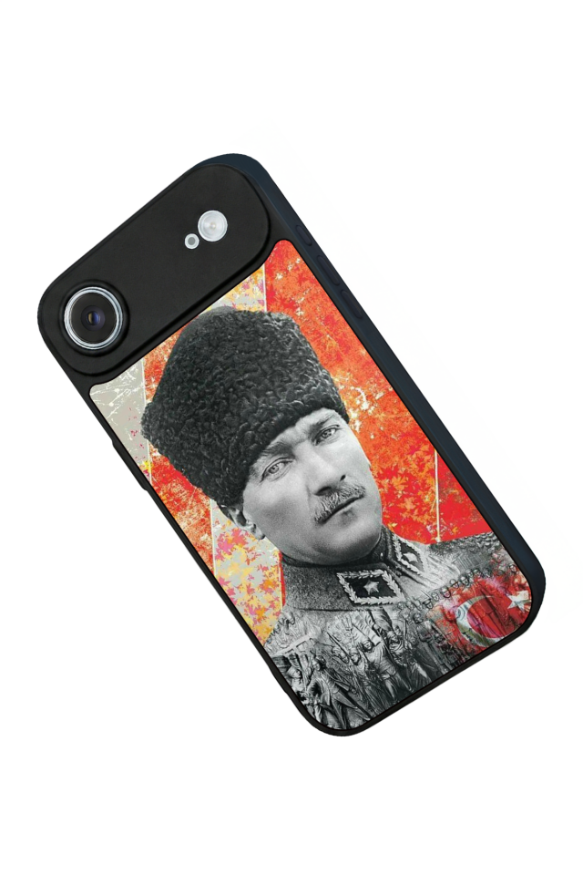 iPhone 17 Air Uyumlu Mustafa Kemal Ataturk Tasarımlı Glossy Premium Kılıf