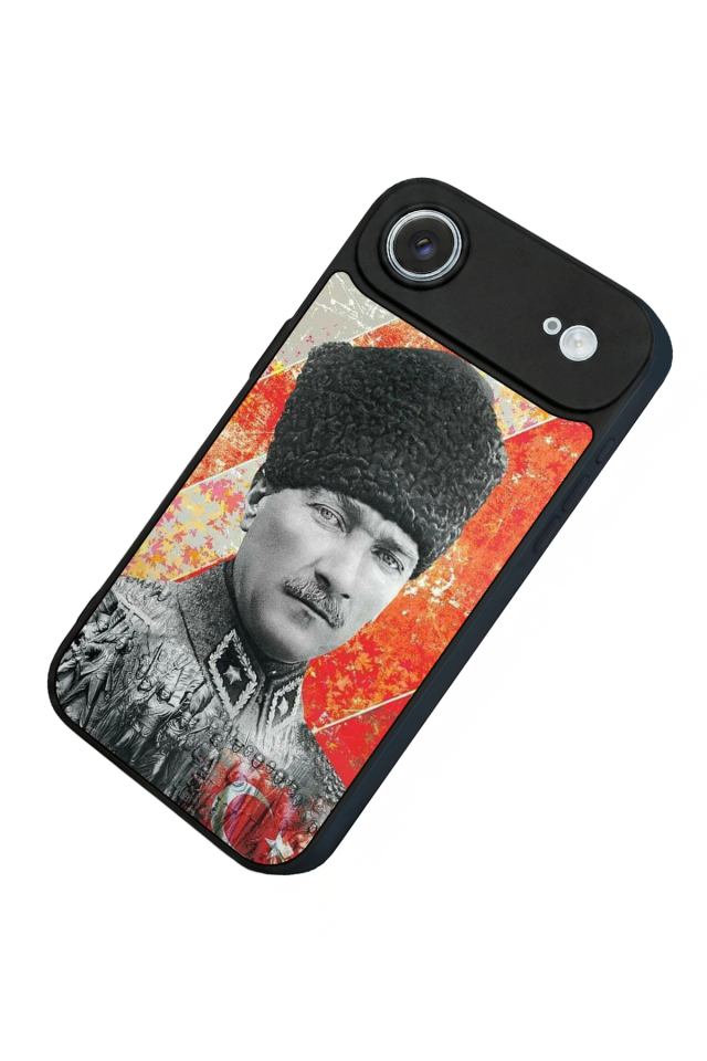 iPhone 17 Air Uyumlu Mustafa Kemal Ataturk Tasarımlı Glossy Premium Kılıf