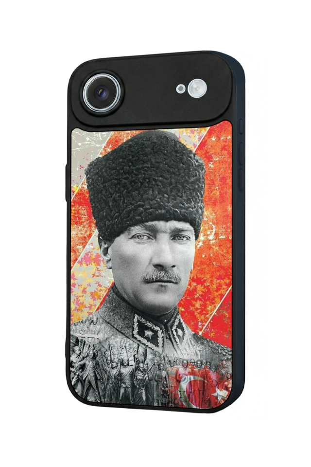 iPhone 17 Air Uyumlu Mustafa Kemal Ataturk Tasarımlı Glossy Premium Kılıf