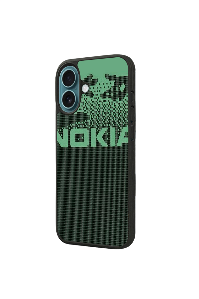iPhone 16 Plus Uyumlu Nokia Tasarımlı Glossy Premium Kılıf