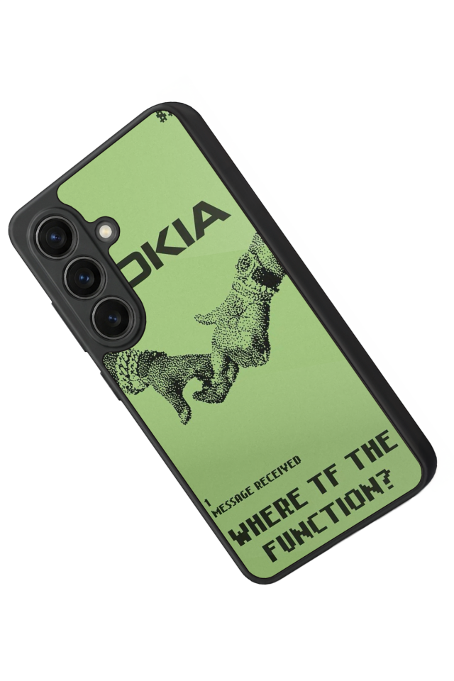 Samsung Galaxy S26 Uyumlu Nokia Tasarımlı Glossy Premium Kılıf