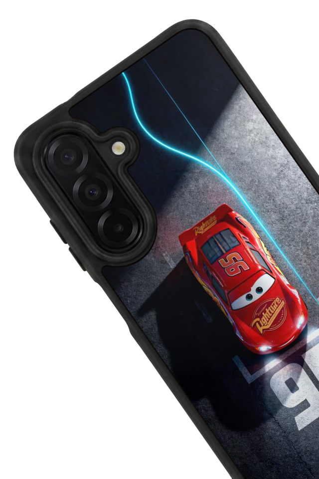 Samsung Galaxy A36 Uyumlu Şimsek McQueen Tasarımlı Glossy Premium Kılıf