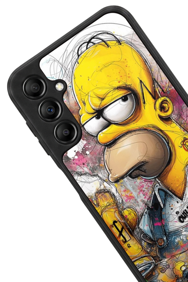 Samsung Galaxy A14 Uyumlu The Simpsons Tasarımlı Glossy Premium Kılıf