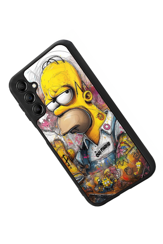 Samsung Galaxy A14 Uyumlu The Simpsons Tasarımlı Glossy Premium Kılıf