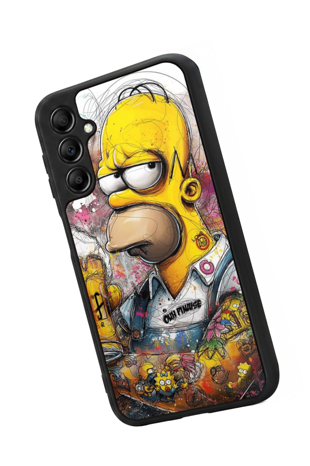 Samsung Galaxy A14 Uyumlu The Simpsons Tasarımlı Glossy Premium Kılıf