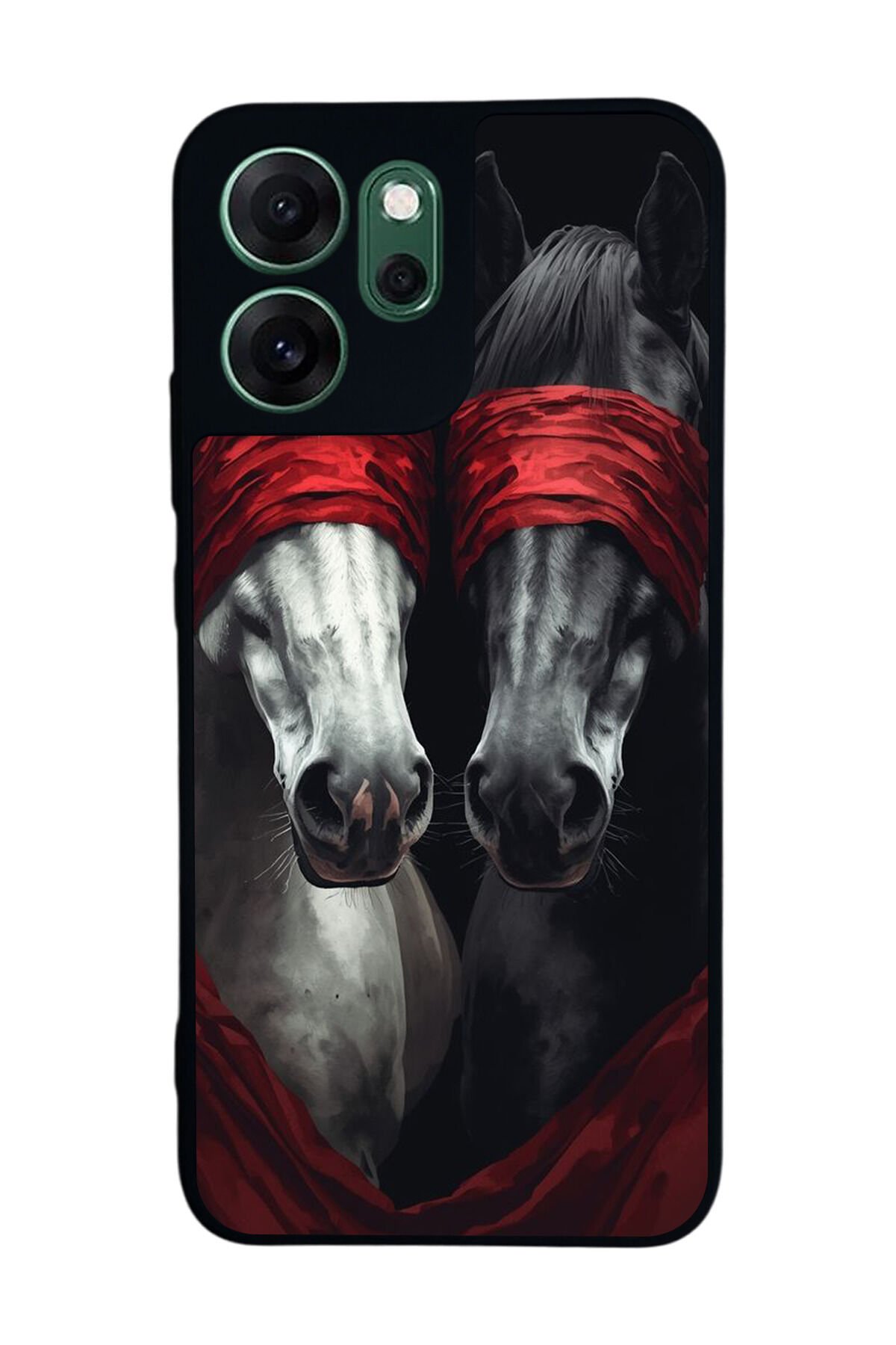 Oppo Reno 14F Uyumlu At Horse Tasarımlı Glossy Premium Kılıf
