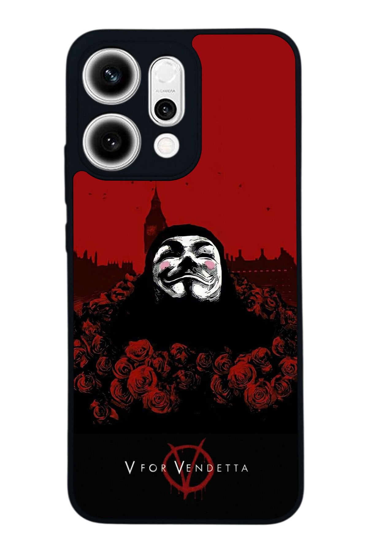 Oppo Reno 14 Uyumlu Vendetta Tasarımlı Glossy Premium Kılıf