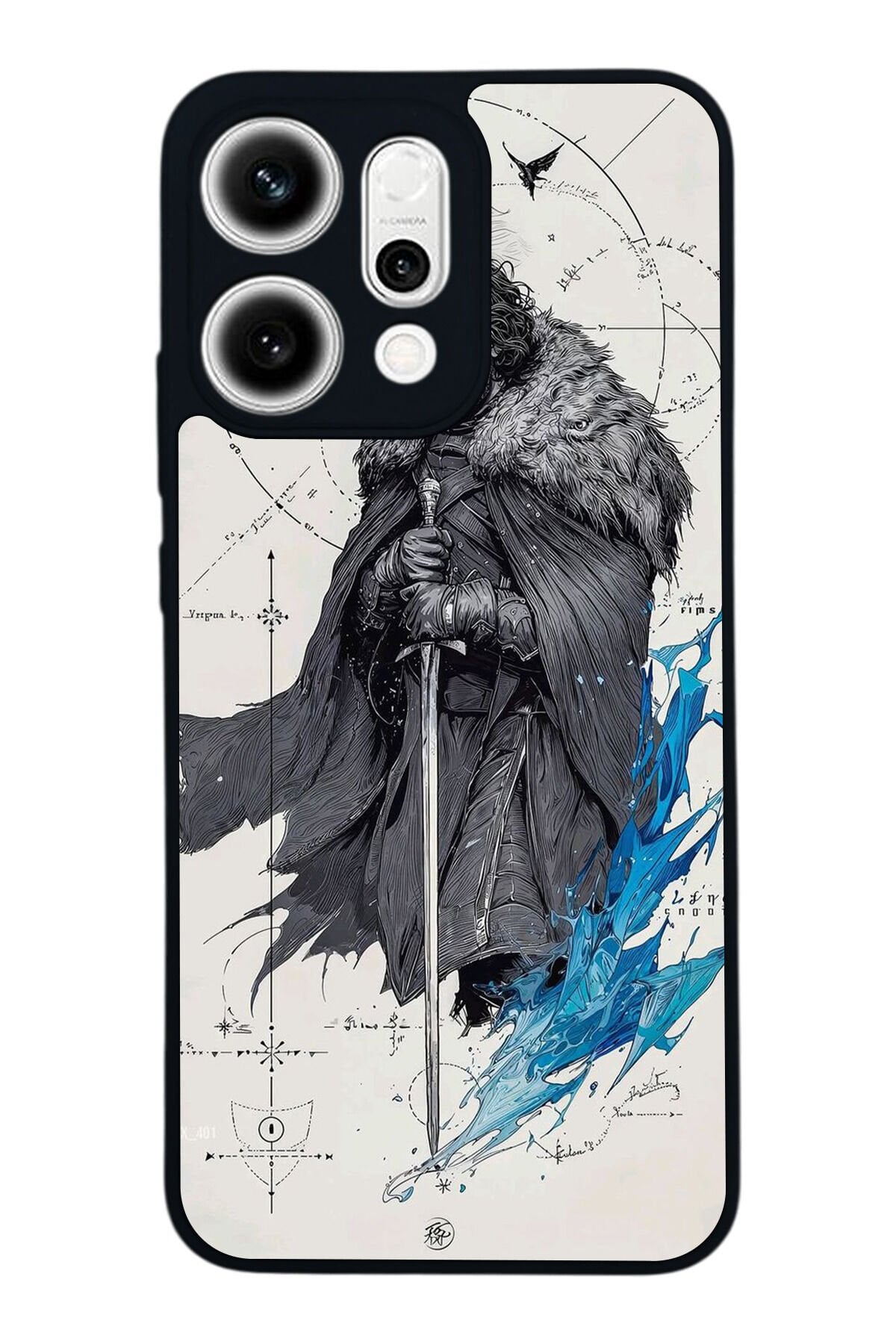 Oppo Reno 14 Uyumlu GameOfThrones Tasarımlı Glossy Premium Kılıf