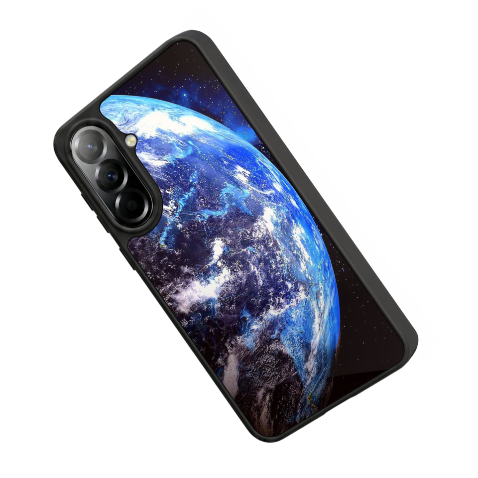 Samsung Galaxy A37 Uyumlu Ay Tasarımlı Glossy Premium Kılıf