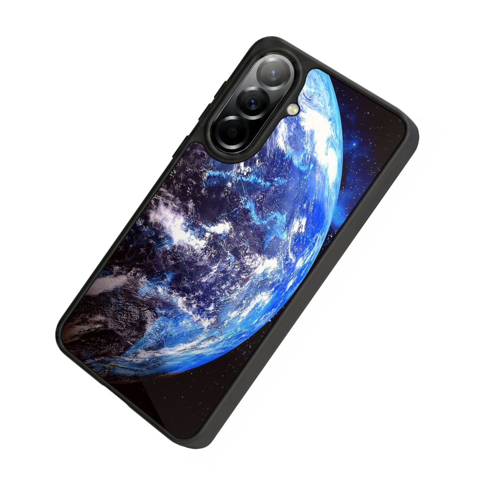 Samsung Galaxy A37 Uyumlu Ay Tasarımlı Glossy Premium Kılıf