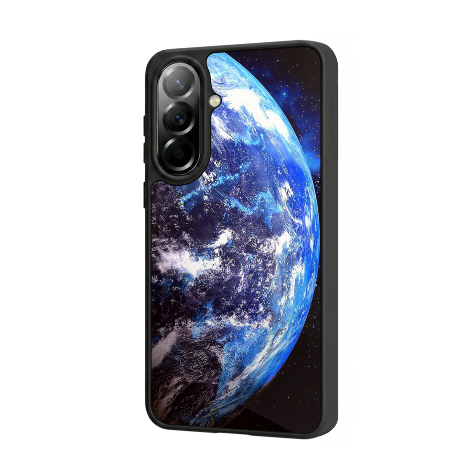 Samsung Galaxy A37 Uyumlu Ay Tasarımlı Glossy Premium Kılıf