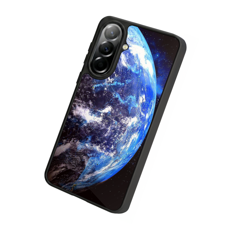 Samsung Galaxy A37 Uyumlu Ay Tasarımlı Glossy Premium Kılıf