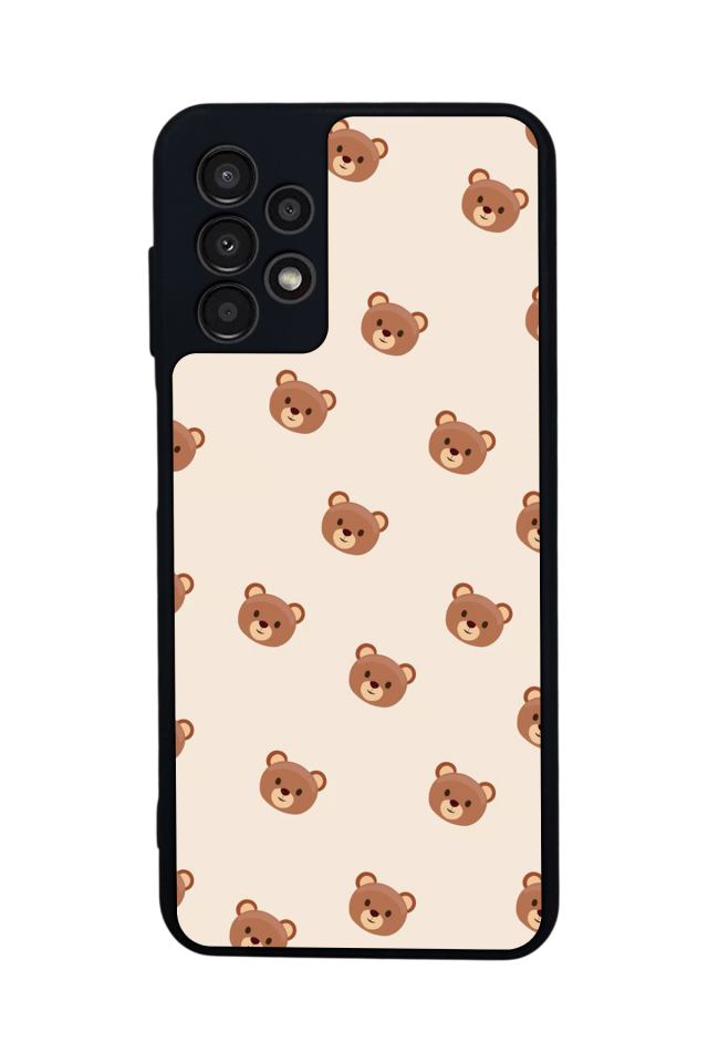 Samsung Galaxy A13 Uyumlu Ayı Tasarımlı Glossy Premium Kılıf