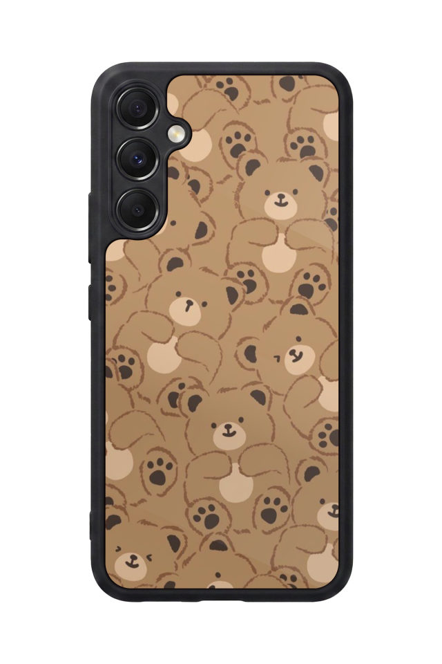 Samsung Galaxy M34 Uyumlu Ayı Tasarımlı Glossy Premium Kılıf