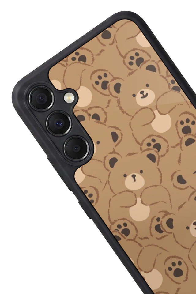 Samsung Galaxy M34 Uyumlu Ayı Tasarımlı Glossy Premium Kılıf