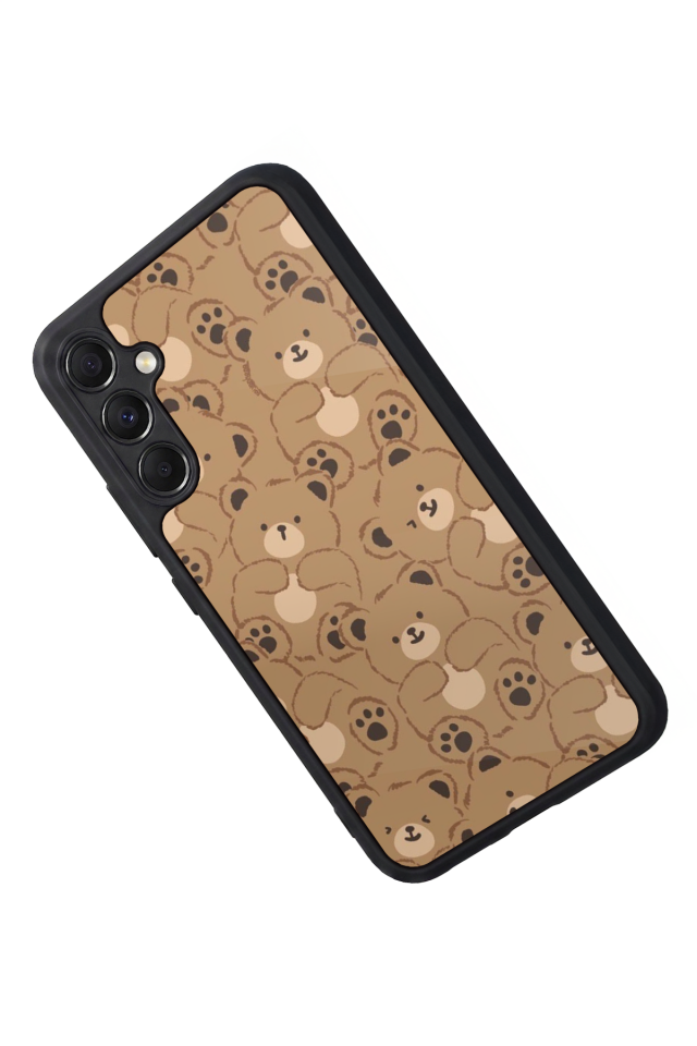 Samsung Galaxy M34 Uyumlu Ayı Tasarımlı Glossy Premium Kılıf