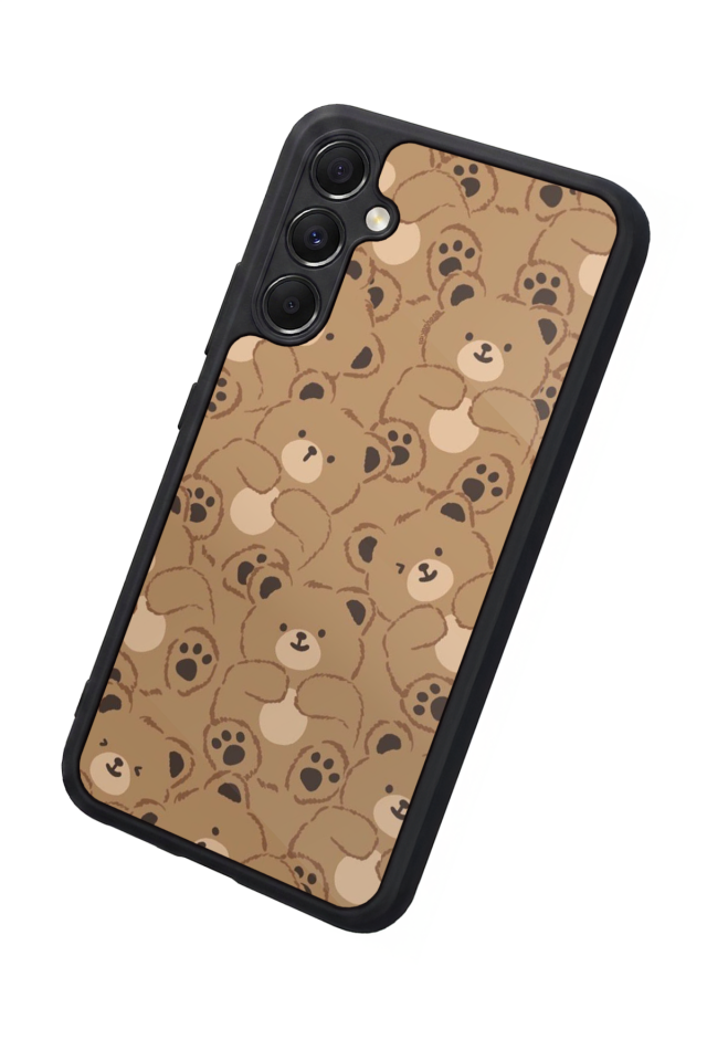 Samsung Galaxy M34 Uyumlu Ayı Tasarımlı Glossy Premium Kılıf