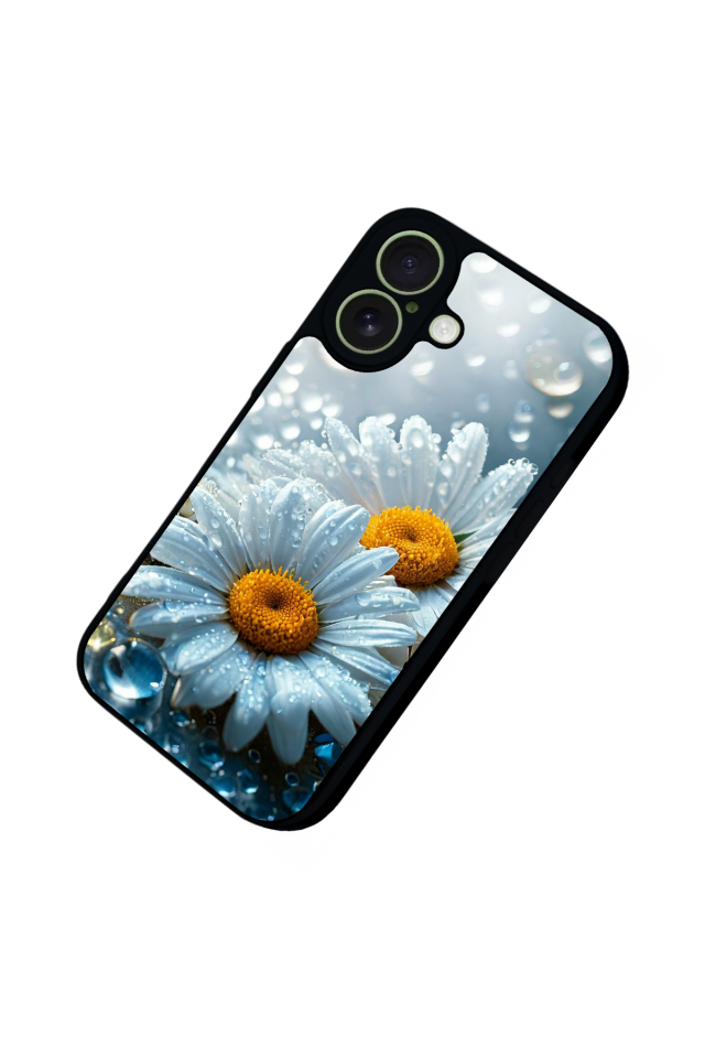 iPhone 17 Uyumlu Cicek Tasarımlı Glossy Premium Kılıf