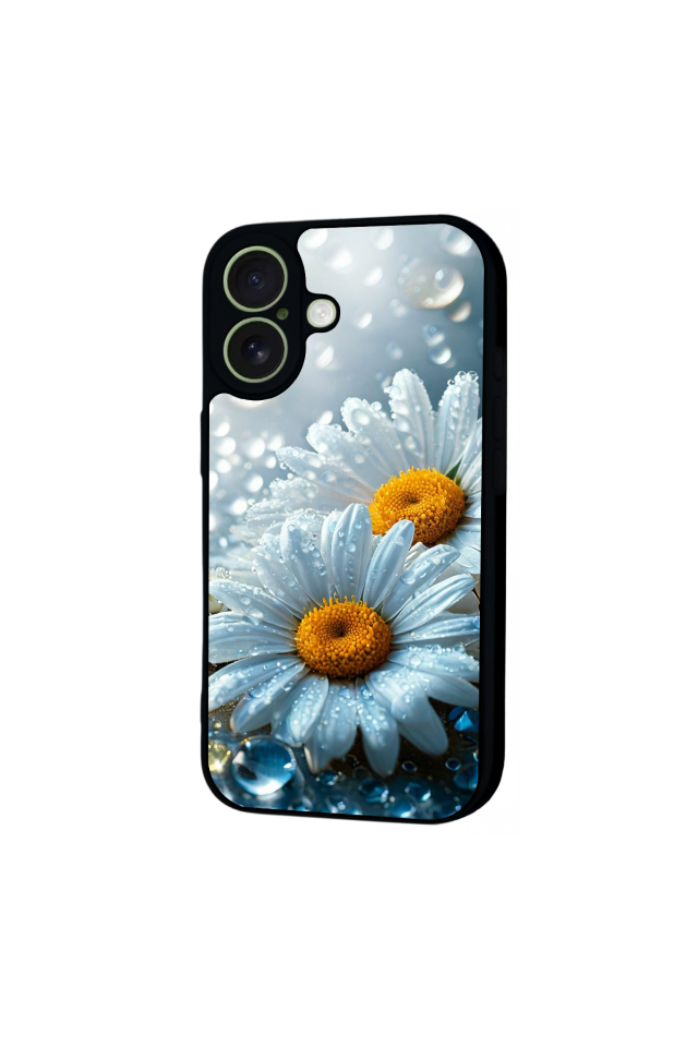 iPhone 17 Uyumlu Cicek Tasarımlı Glossy Premium Kılıf