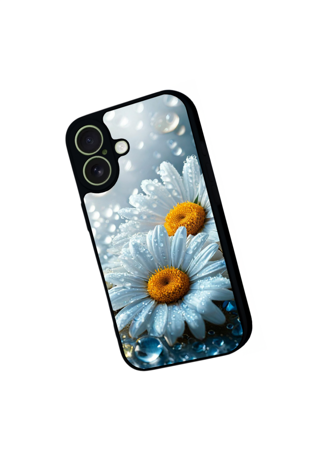 iPhone 17 Uyumlu Cicek Tasarımlı Glossy Premium Kılıf