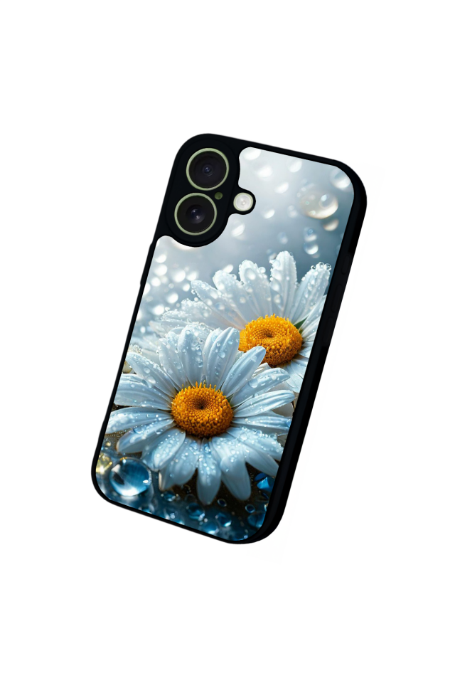 iPhone 17 Uyumlu Cicek Tasarımlı Glossy Premium Kılıf