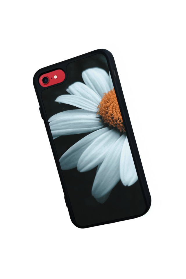 iPhone 7 Uyumlu Cicek Tasarımlı Glossy Premium Kılıf