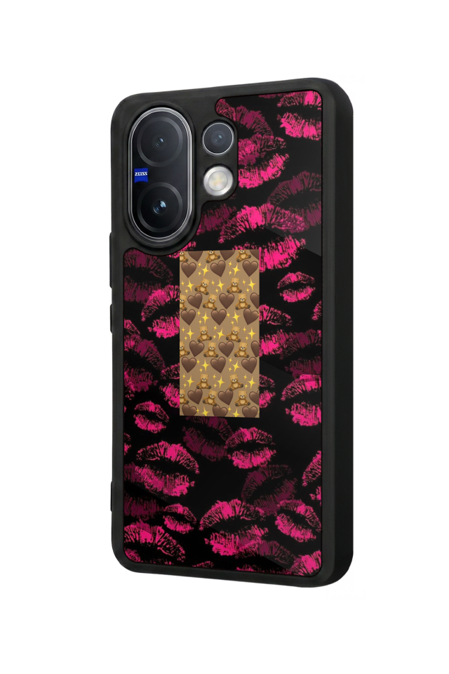 Vivo V60 Uyumlu Dudak Tasarımlı Glossy Premium Kılıf