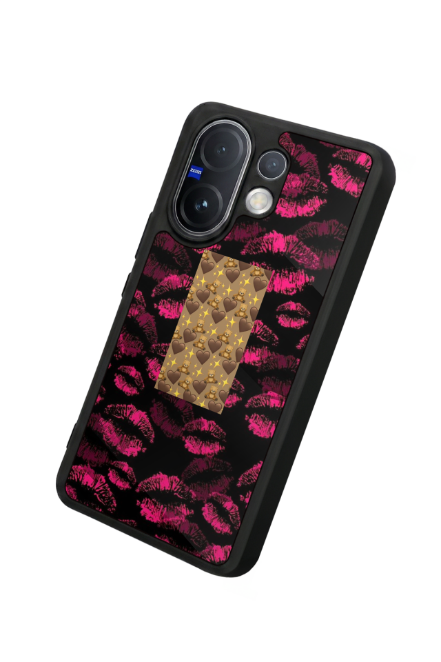 Vivo V60 Uyumlu Dudak Tasarımlı Glossy Premium Kılıf
