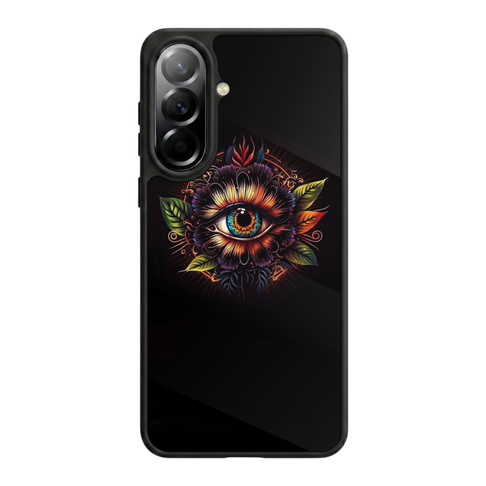 Samsung Galaxy A37 Uyumlu Göz Tasarımlı Glossy Premium Kılıf