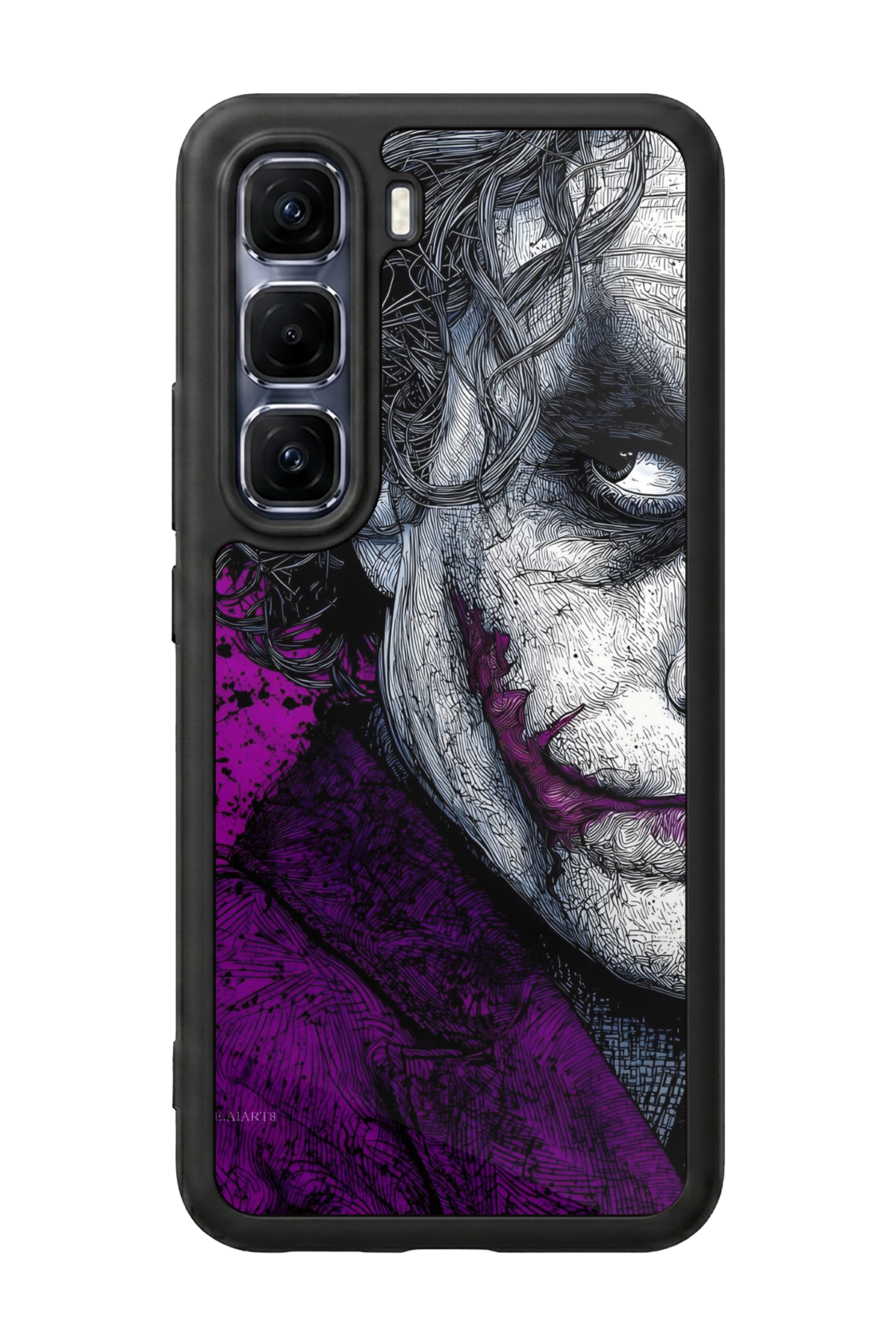 Infinix Hot 60 Pro Plus Uyumlu Joker Tasarımlı Glossy Premium Kılıf
