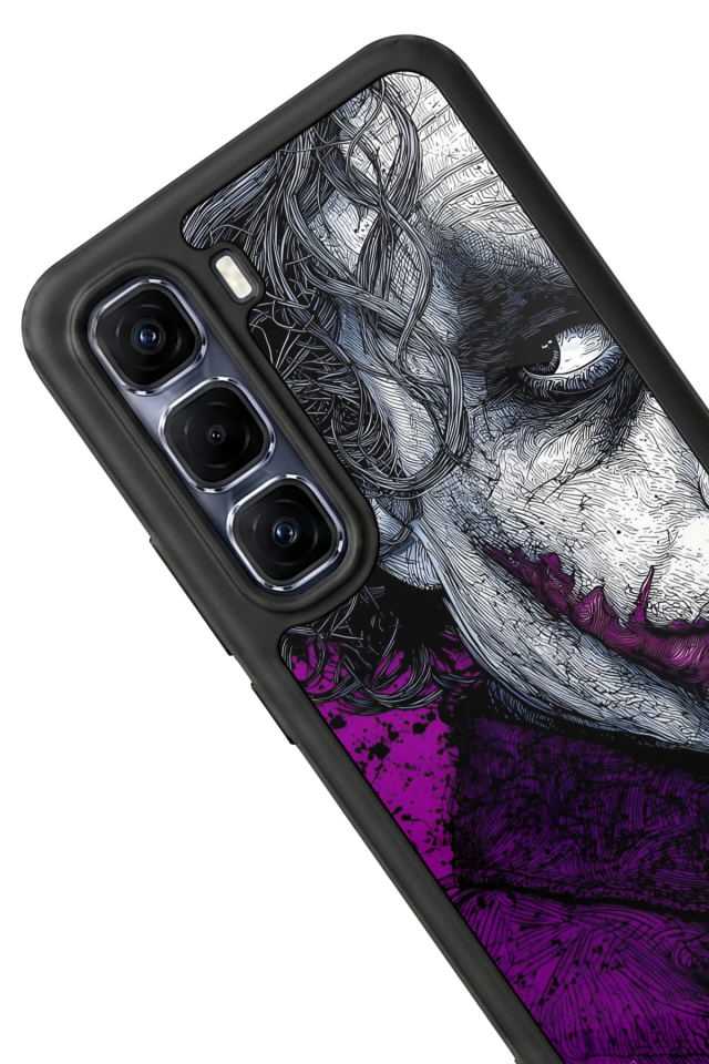 Infinix Hot 60 Pro Plus Uyumlu Joker Tasarımlı Glossy Premium Kılıf