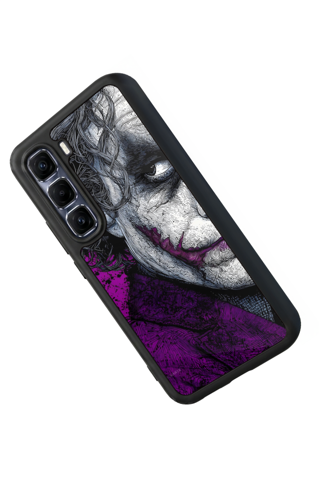 Infinix Hot 60 Pro Plus Uyumlu Joker Tasarımlı Glossy Premium Kılıf