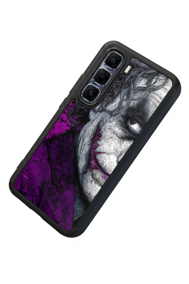 Infinix Hot 60 Pro Plus Uyumlu Joker Tasarımlı Glossy Premium Kılıf