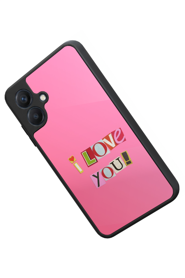 Samsung Galaxy A07 Uyumlu Kalp Love Tasarımlı Glossy Premium Kılıf