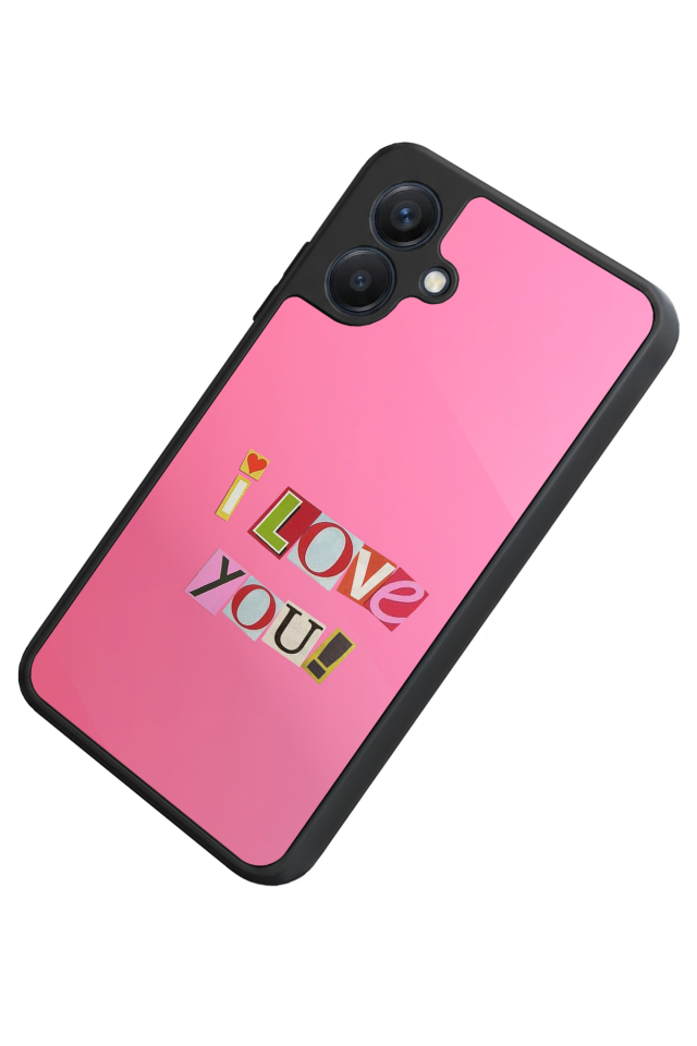 Samsung Galaxy A07 Uyumlu Kalp Love Tasarımlı Glossy Premium Kılıf