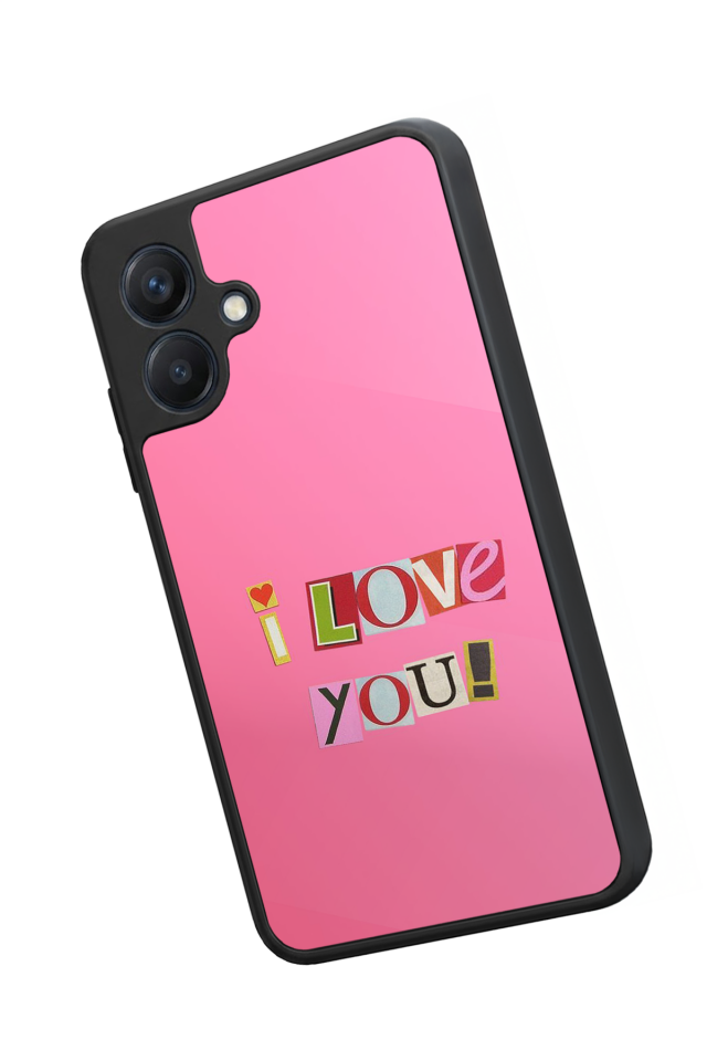 Samsung Galaxy A07 Uyumlu Kalp Love Tasarımlı Glossy Premium Kılıf