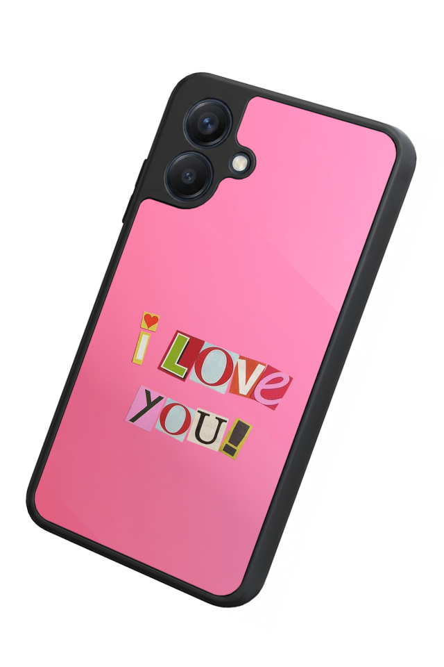 Samsung Galaxy A07 Uyumlu Kalp Love Tasarımlı Glossy Premium Kılıf