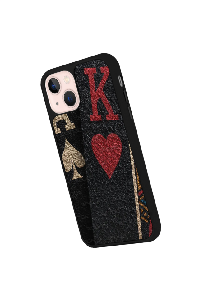 iPhone 15 Uyumlu Kart Tasarımlı Glossy Premium Kılıf