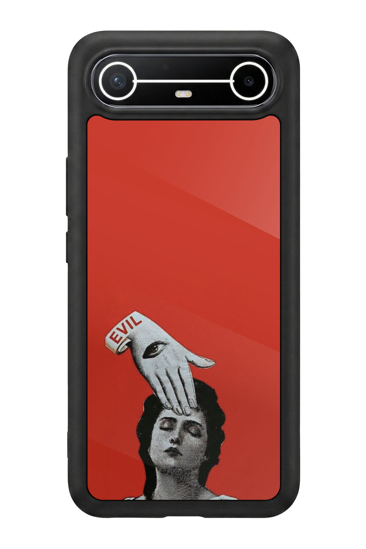 Tecno Spark Slim 5G Uyumlu Kirmizi Tasarımlı Glossy Premium Kılıf