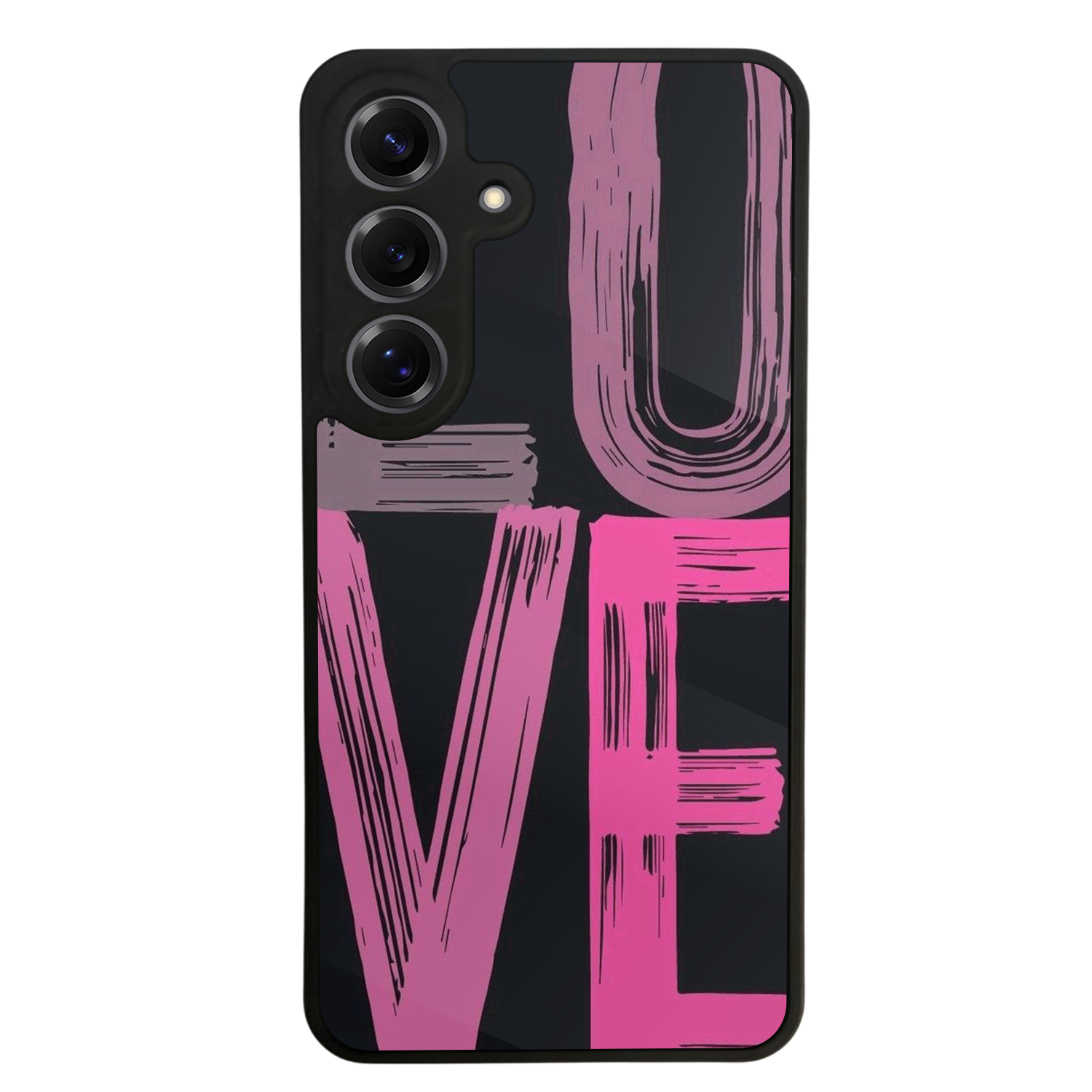 Samsung Galaxy S25 Uyumlu Love Tasarımlı Glossy Premium Kılıf