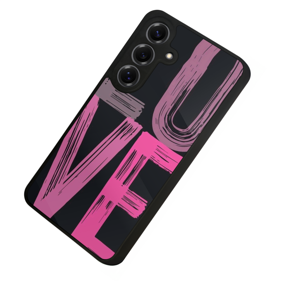 Samsung Galaxy S25 Uyumlu Love Tasarımlı Glossy Premium Kılıf