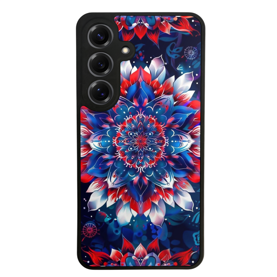 Samsung Galaxy S25 Uyumlu Mandala Tasarımlı Glossy Premium Kılıf