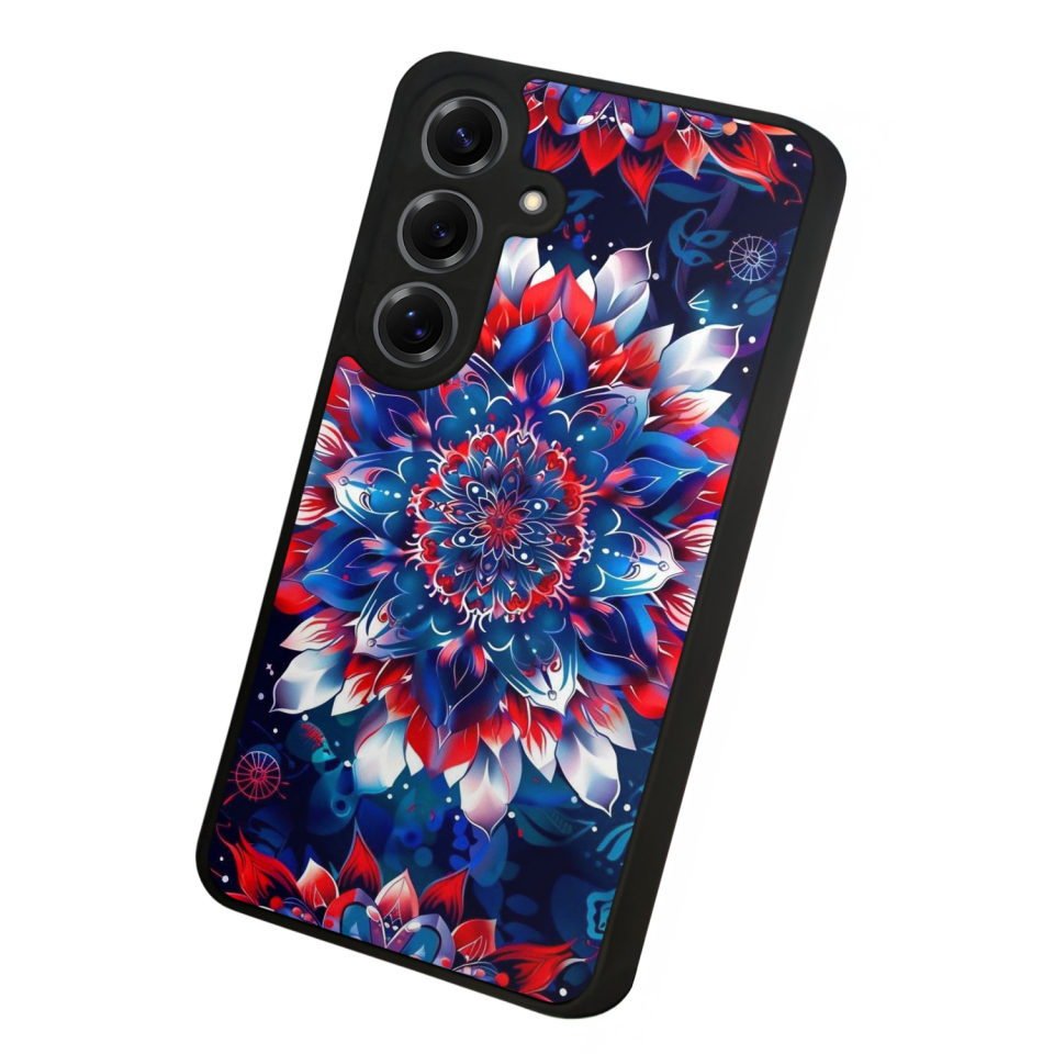 Samsung Galaxy S25 Uyumlu Mandala Tasarımlı Glossy Premium Kılıf