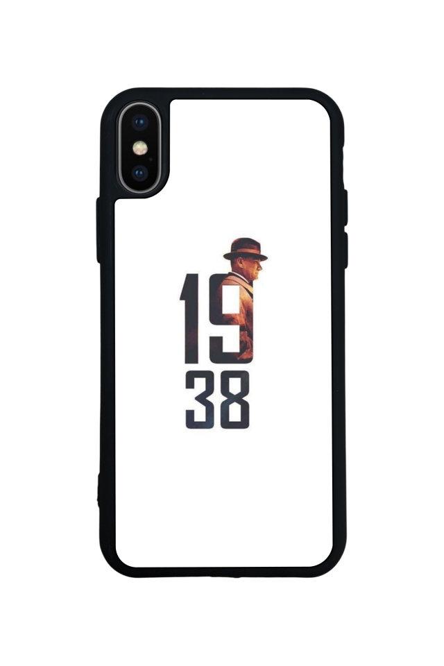 iPhone X/ XS Uyumlu Mustafa Kemal Ataturk Tasarımlı Glossy Premium Kılıf