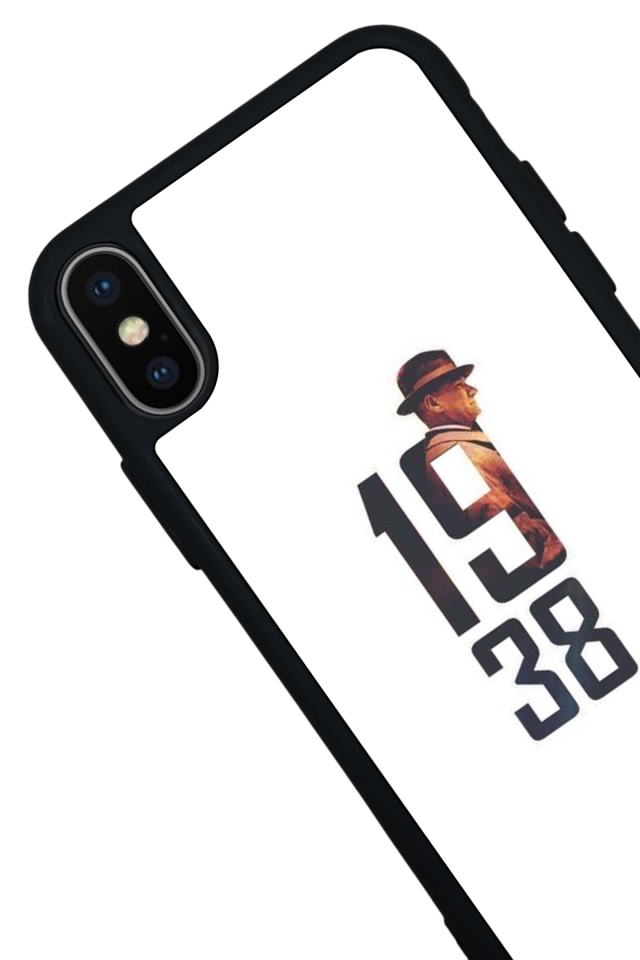 iPhone X/ XS Uyumlu Mustafa Kemal Ataturk Tasarımlı Glossy Premium Kılıf